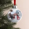 Weihnachtskugel mit Ihren zwei Lieblingsfotos