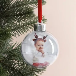 Weihnachtskugel mit Ihren zwei Lieblingsfotos