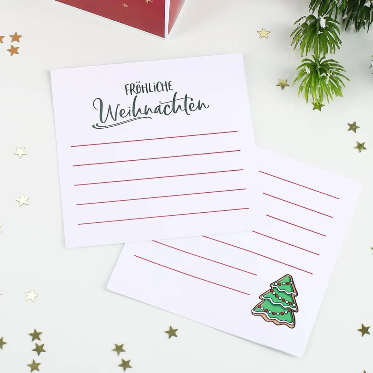 Weihnachtsmann - Überraschungsbox für Geldgeschenke, Gutscheine und Glückwünsche