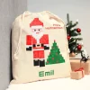 Weihnachtsmann Geschenkesack im Pixeldesign