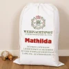 Weihnachtspost - XL Geschenksack mit Namensaufdruck