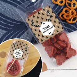 Weihnachtspralinen - Salami Herzen für Männer