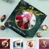 Weihnachts-Pralinés von Lindt mit Goldprägung, Ihrem Foto & Text - 5 Varianten