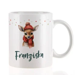 Weihnachts-Tasse in Tassentasche - 4 Motive auswählbar