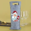 Weil du sooo artig warst! - Flaschentasche aus Filz mit Namensaufdruck zu Weihnachten