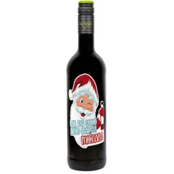 Weil du sooo artig warst! - Weinflasche zu Weihnachten mit Namensaufdruck | Biorebe Wein