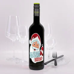 Weil du sooo artig warst! - Weinflasche zu Weihnachten mit Namensaufdruck | Biorebe Wein