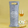 Wein & Freundschaft - Flaschenbeutel mit Ihrem Wunschtext