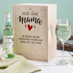 Wein-Geschenkset zum Muttertag - Alles Liebe Mama