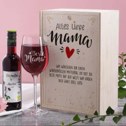 Wein-Geschenkset zum Muttertag - Alles Liebe Mama