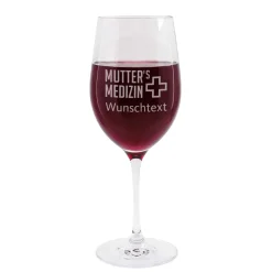 Weinglas zum Muttertag - Mutter's Medizin