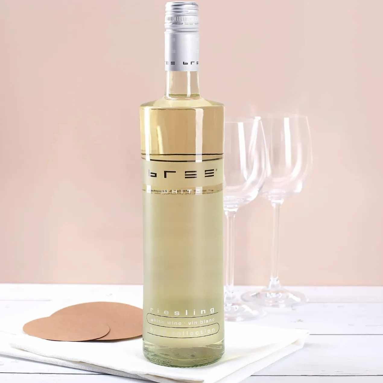 Weinset zum 80. Geburtstag mit Weinglas in bedruckter Geschenkverpackung