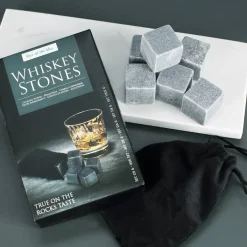 Whiskey Kühlsteine 6er Set mit Samtbeutel