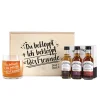 Whisky-Geschenkset für Freunde mit Humor - Whiskyglas mit Bowmore Whisky