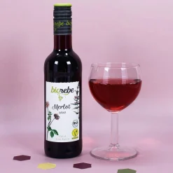 Wie schön, dass es Dich gibt. - Geschenkset mit Wein und Duftkerze