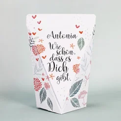 Wie schön, dass es Dich gibt - kleine Geschenktüte mit oder ohne Füllung