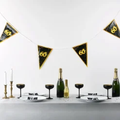 Wimpel-Girlande zum 60. Geburtstag - Star