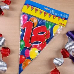 Wimpelkette Luftballons zum 18. Geburtstag