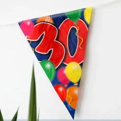 Wimpelkette Luftballons zum 30. Geburtstag