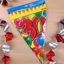 Wimpelkette Luftballons zum 30. Geburtstag