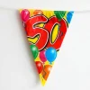 Wimpelkette Luftballons zum 50. Geburtstag