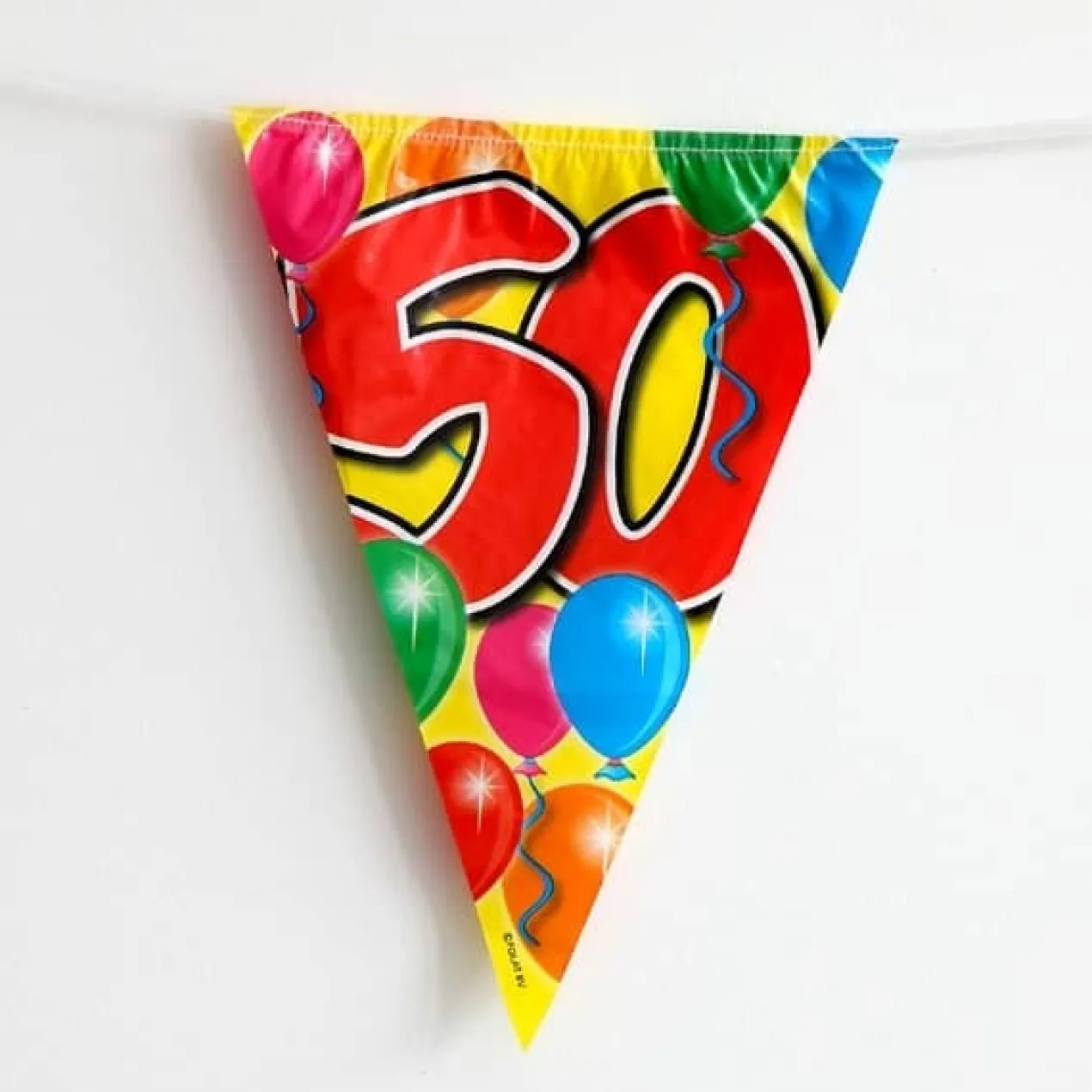Wimpelkette Luftballons zum 50. Geburtstag