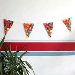 Wimpelkette Luftballons zum 50. Geburtstag