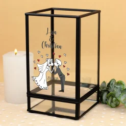 Windlicht zur Hochzeit personalisiert mit Namen & Datum | Ritzenhoff & Breker | Hochzeitsgeschenk