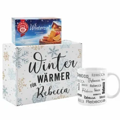 Winter Wärmer - Teekanne Tee mit Tasse als kleines Geschenket