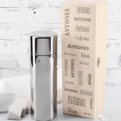 WMF Thermosflasche in 3 Farben mit persönlicher Holzbox
