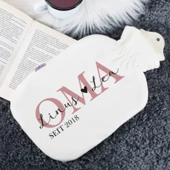 Wärmflasche für die beste Oma mit Ihrem Wunschtext und Jahr