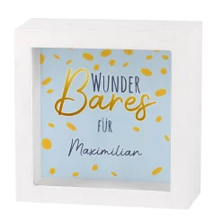 Wunder Bares - Bilderrahmenspardose mit Name personalisiert