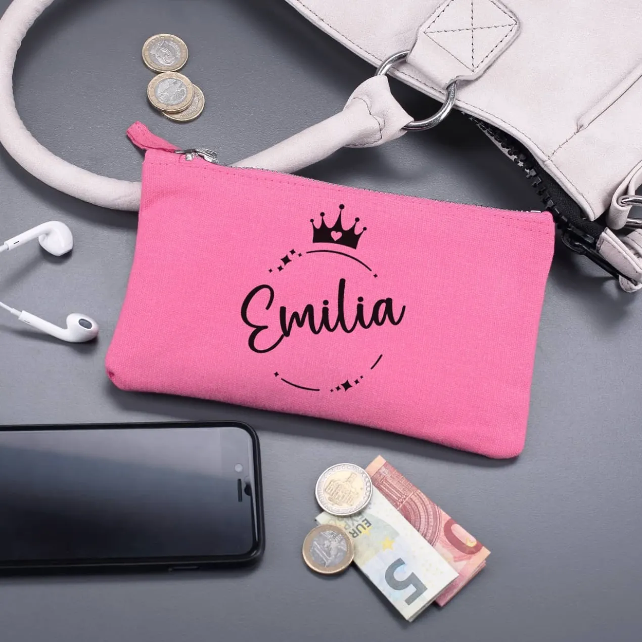 Wundervolles Geschenkset mit Glitzertasse, Beautycase, Duftkerze & mehr - für Frauen