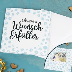 Wunscherfüller - Karte für Geld oder Gutscheine
