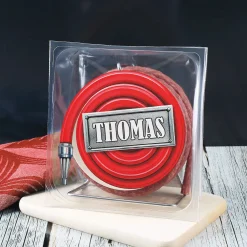 Wurst Schlauchtrommel mit Name - Snack Wurst - Feuerwehrschlauch