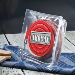 Wurst Schlauchtrommel mit Name - Snack Wurst - Feuerwehrschlauch