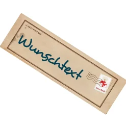 XL-Schokolade -Vielen Dank- in Optik einer Postkarte