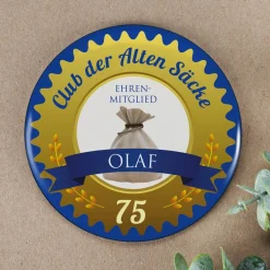 XXL-Button für alte Säcke zum Geburtstag