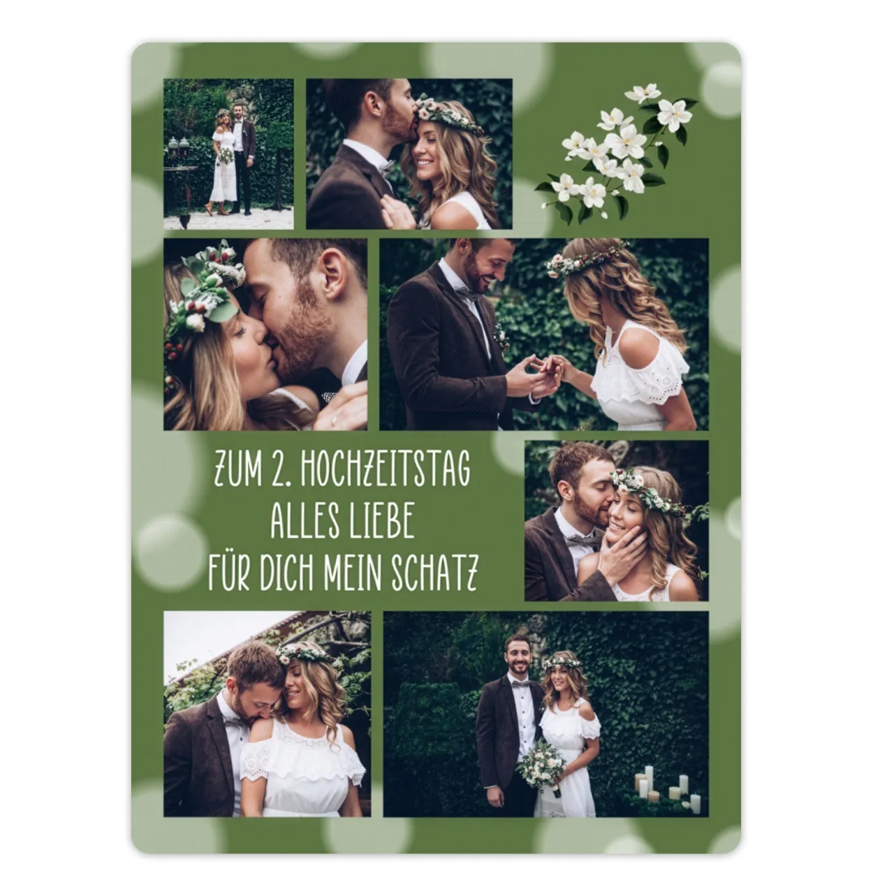 XXL Kuscheldecke mit 7 Fotos, Text & Symbolauswahl | Sherpadecke als Geschenk für viele Anlässe