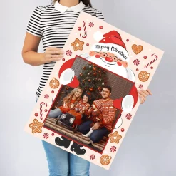 XXL Weihnachtskarte - Weihnachtsmann - mit Ihrem Wunschfoto