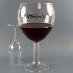 XXXL Weinglas 3L mit Name personalisiert | Riesiges Weinglas als witziges Geschenk & Dekoidee