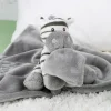 Zebra Kuscheltier und Rassel mit Namensstick