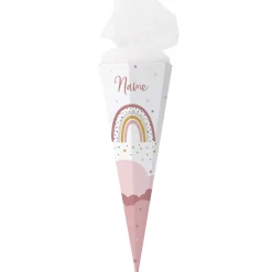 Zuckertüte mit Regenbogenmotiv für Mädchen