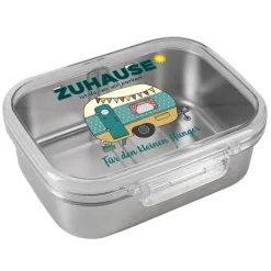 Zuhause ist da, wo wir parken! - Lunchbox für den Camper mit Wunschtext