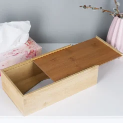 Zuhause ist es am Schönsten - Taschentuchbox mit Namensgravur